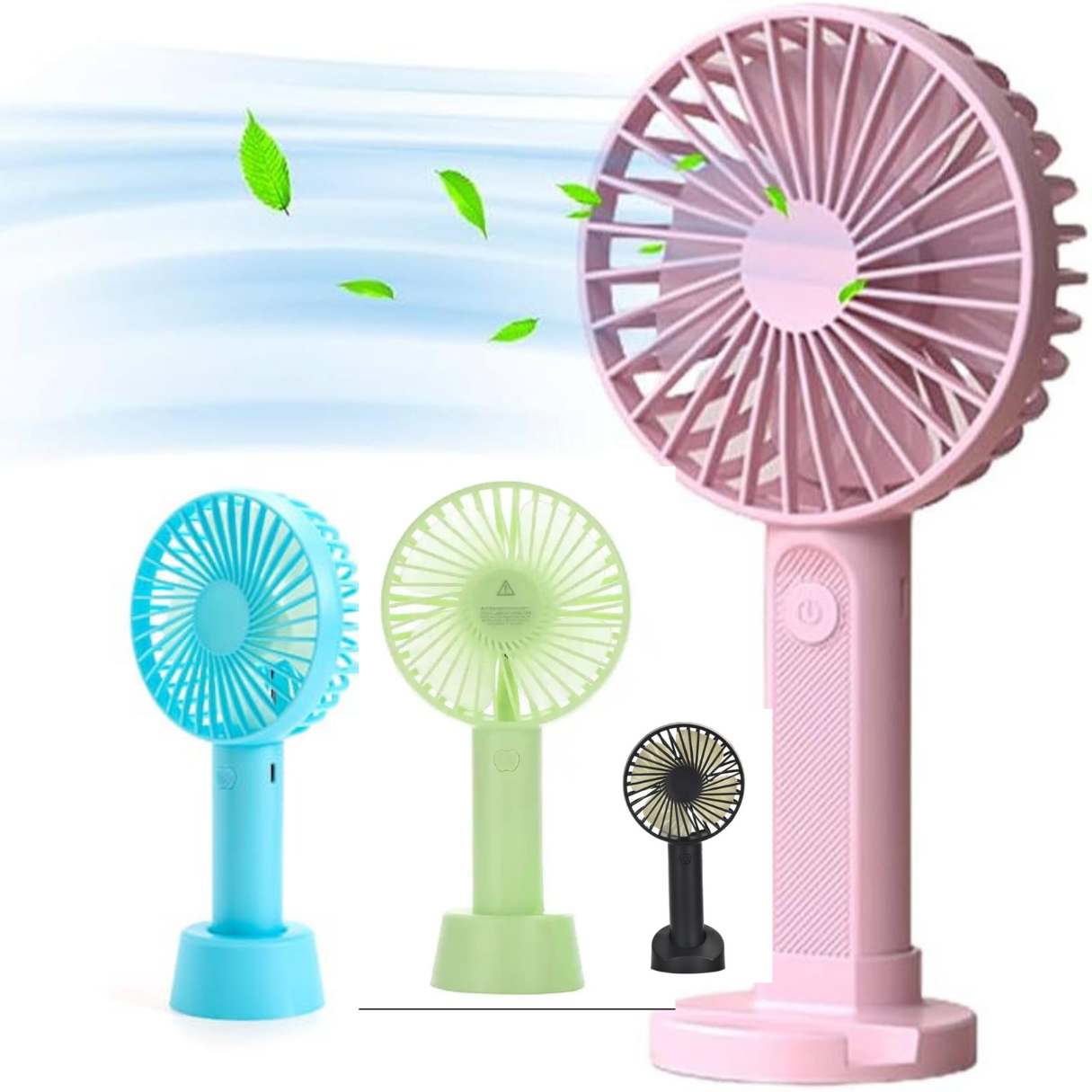 Portable Handy Cooling Fan With Rechargeable Cell