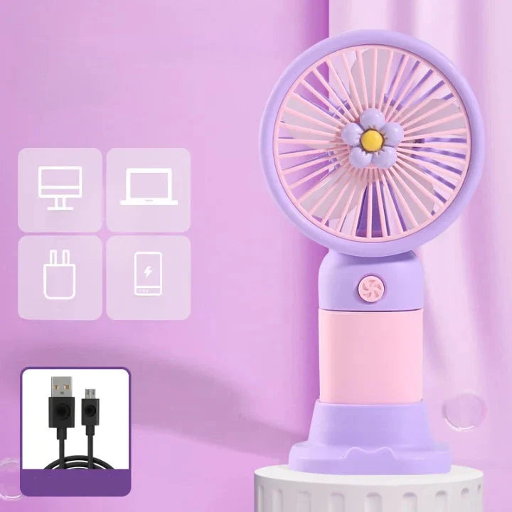 Little Flower Mini Handheld Fan