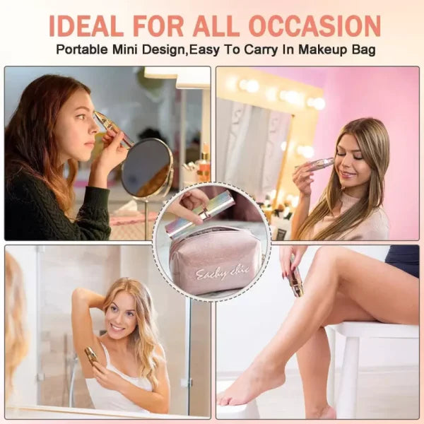 Rechargeable 2 in 1 Facial Hair Remover | Eyebrow Trimmer and Shaver