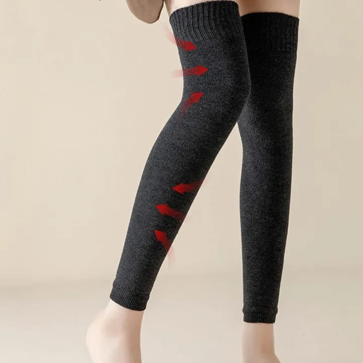 High Quality Fleece Inside - Leg Warmer Warm Knee Brace Pad - 1 Pair Men Women Leg Warmers For Men and women