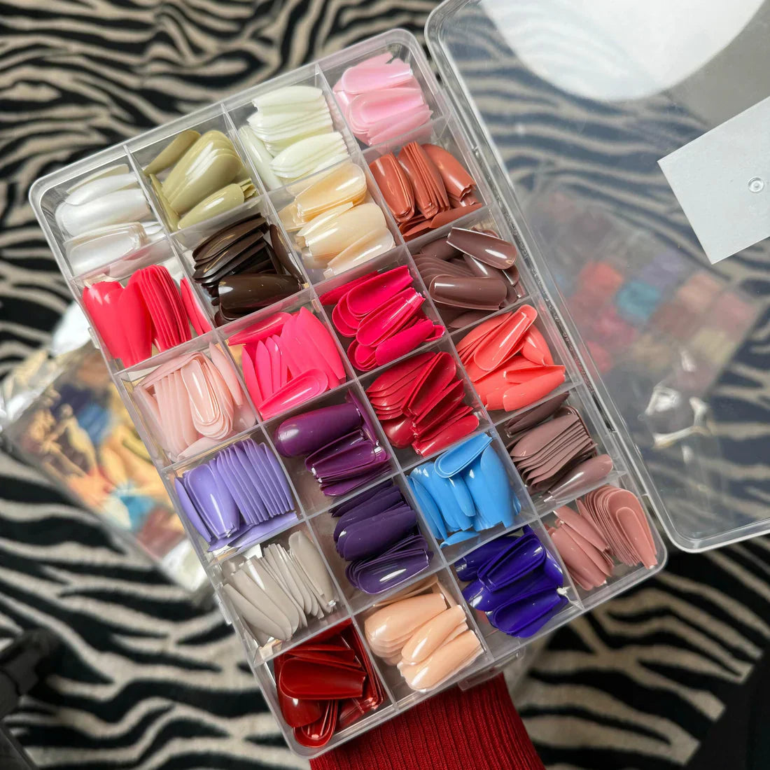 576 French Artificial Nails Box Cute Nail Kit ♥️